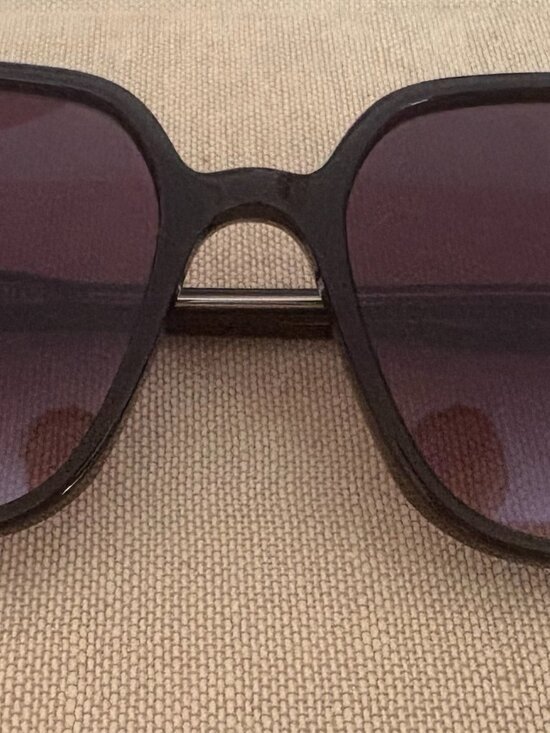 GLCO Garrett Leight Agnes Sunglasses in Black Gradient main image 6
